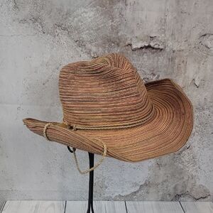 San Diego Hat Co Mimi Mixed Braid Cowboy Hat Womens One Size